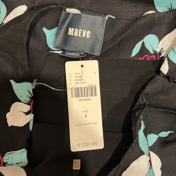 Anthropologie Maeve Zadie Floral Lace Up Midi Skirt - Picture 2 of 7